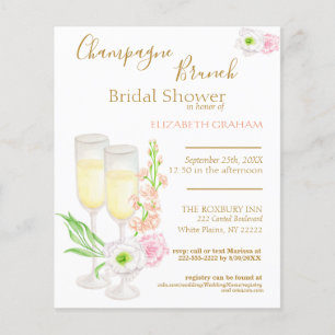 Champagne Brunch Bridal Shower - budget