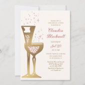 Champagne Brunch Bridal Shower Kaart (Voorkant)