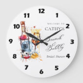 Champagne Brunch en Bruiloft Bruisende Bruidsjonke Grote Klok (Voorkant)