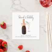 Champagne Brunch en Bruiloft Bubbelbadje Servet (Insitu)