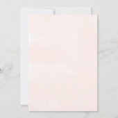 Champagne brunch en bruisende bruidsfeest bedankkaart (Achterkant)