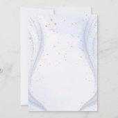 Champagne brunch en bruisende bruidsfeest bedankkaart (Achterkant)