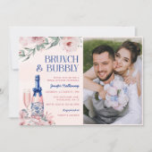 Champagne brunch en bubbelig Vrijgezellenfeest fot Kaart (Voorkant)