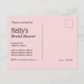 Champagne Brunch en Bubble-cheers jarig Uitnodiging Briefkaart (Achterkant)