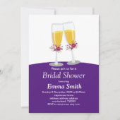 Champagne Brunch en Bubble-cheers Kaart (Voorkant)