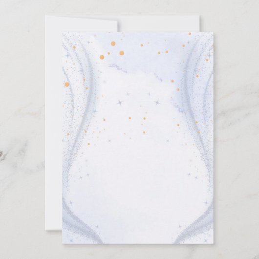 Champagne Brunch en Bubble Vrijgezellenfeest Bedankkaart (Achterkant)