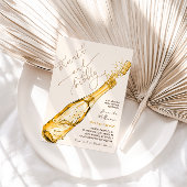 Champagne Brunch en Bubble Vrijgezellenfeest Kaart