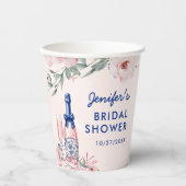 Champagne Brunch en Bubble Vrijgezellenfeest Papieren Bekers (Voorkant)