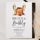 Champagne Brunch en Bubbly Vrijgezellenfeest Brunc Kaart