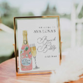 Champagne Brunch en Bubbly Vrijgezellenfeest Welko Poster