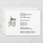 Champagne Brunch Uitnodigingen (Voorkant)