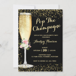 Champagne Brunch vrijgezellenfeest uitnodiging