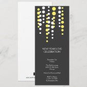 Champagne bubble grijs moderne feestdag kaart (Voorkant / Achterkant)