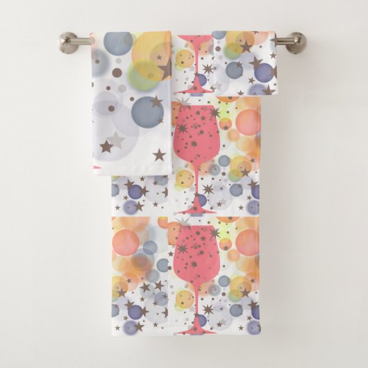 Champagne Bubbles Bad Handdoek (Insitu)