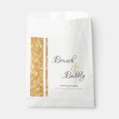 Champagne Bubbles Brunch Bubble Vrijgezellenfeest Bedankzakje (Voorkant)