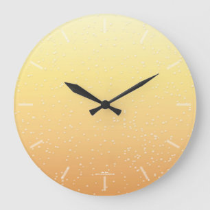 Champagne Bubbles Clock Grote Klok