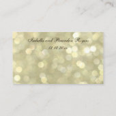 Champagne Bubbles Escort Kaart Plaatskaartje (Achterkant)