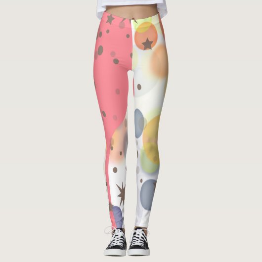 Champagne Bubbles Leggings (Voorkant)