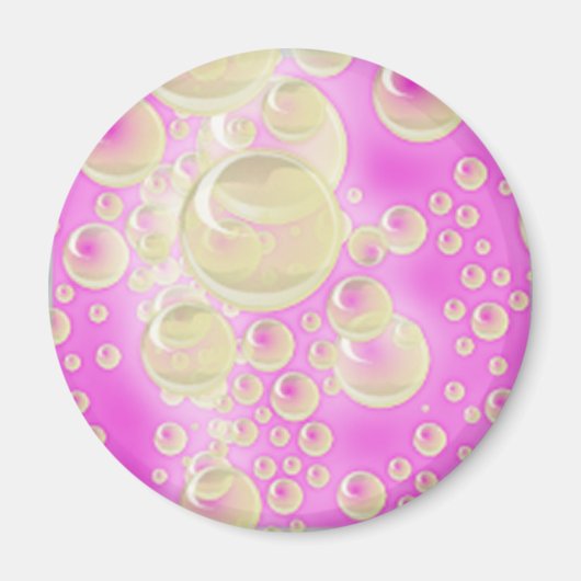 Champagne Bubbles Magneet (Voorkant)