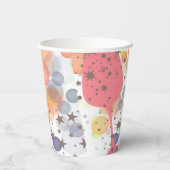 Champagne Bubbles Papieren Bekers (Achterkant)