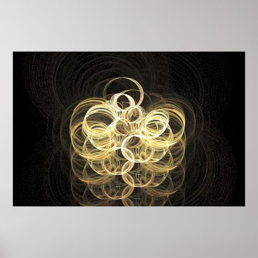 Champagne Bubbles Poster (Voorkant)