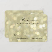 Champagne Bubbles RSVP (Voorkant / Achterkant)