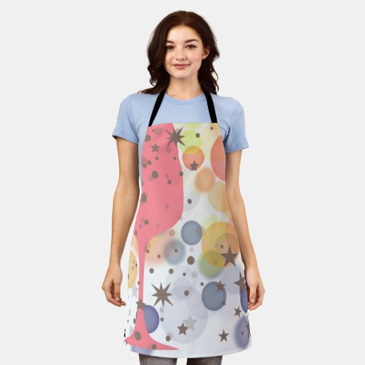 Champagne Bubbles Schort (Gedragen)