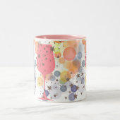 Champagne Bubbles Tweekleurige Koffiemok (Center)