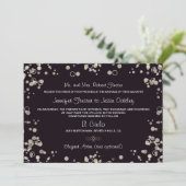 Champagne Bubbles - Uitnodiging uit te zenden in z (Staand voorkant)