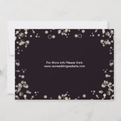 Champagne Bubbles - Uitnodiging uit te zenden in z (Achterkant)