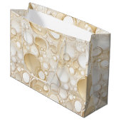 Champagne Bubbles Viering Gift Bag Groot Cadeauzakje (Voorkant Gekanteld)