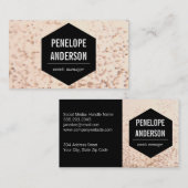 Champagne Bubbles Visitekaartje (Voorkant / Achterkant)