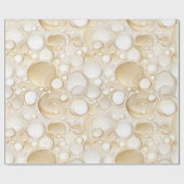 Champagne Bubbles Vrijgezellenfeest inpakpapier (Vlak)