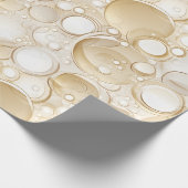 Champagne Bubbles Vrijgezellenfeest inpakpapier (Hoek)