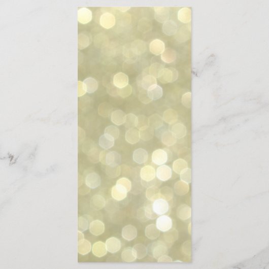 Champagne Bubbles Wedding Menu (Achterkant)