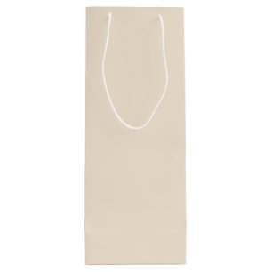 Champagne Buff Off-white Solid Color SW 0045 Wijn Cadeautas