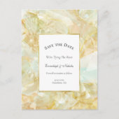 Champagne Burst Crystal Bewaar de datum Briefkaart (Voorkant)