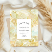 Champagne Burst Crystal Bewaar de datum Briefkaart