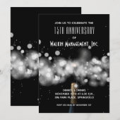 Champagne Business Jubileum Invitations (Voorkant / Achterkant)