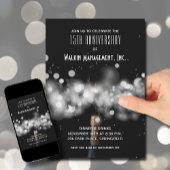 Champagne Business Jubileum Kaart