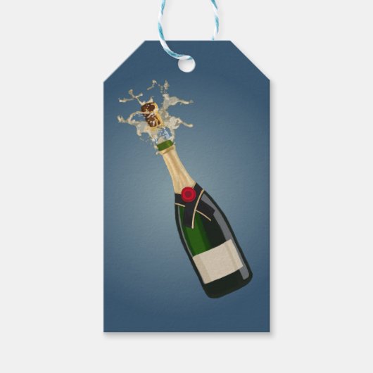 Champagne Cadeaulabel (Voorkant)