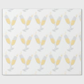 Champagne Cadeaupapier (Vlak)