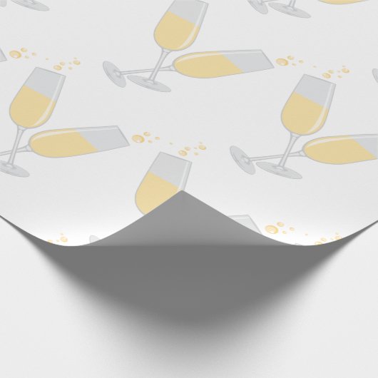 Champagne Cadeaupapier (Hoek)