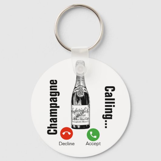 Champagne Calling... Sleutelhanger (Voorkant)