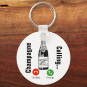 Champagne Calling... Sleutelhanger (Voorkant)