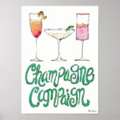 Champagne Campaign Print (Voorkant)