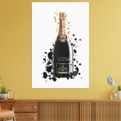 Champagne Canvas Afdruk (Insitu (Woonkamer))