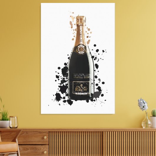 Champagne Canvas Afdruk (Insitu (Woonkamer))