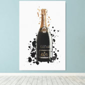 Champagne Canvas Afdruk (Insitu (Houten vloer))