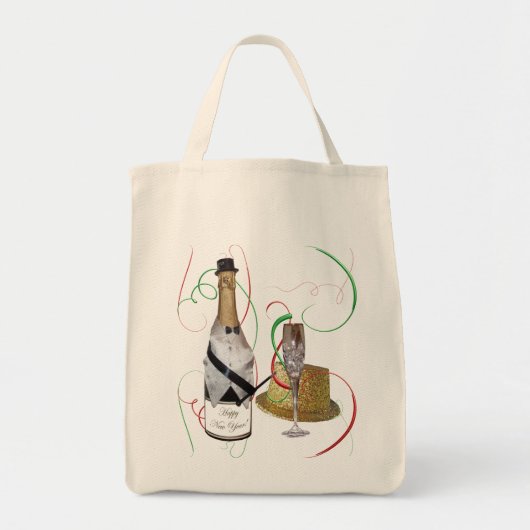Champagne Canvas Canvas tas (Voorkant)
